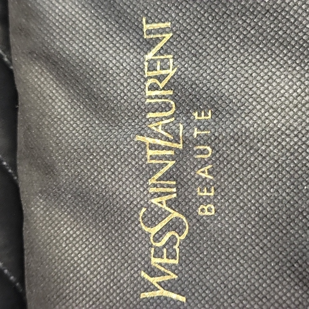 Yves Saint Laurent Black Pouch Bag 8x5 New In Dust Bag - Picture 2 of 12